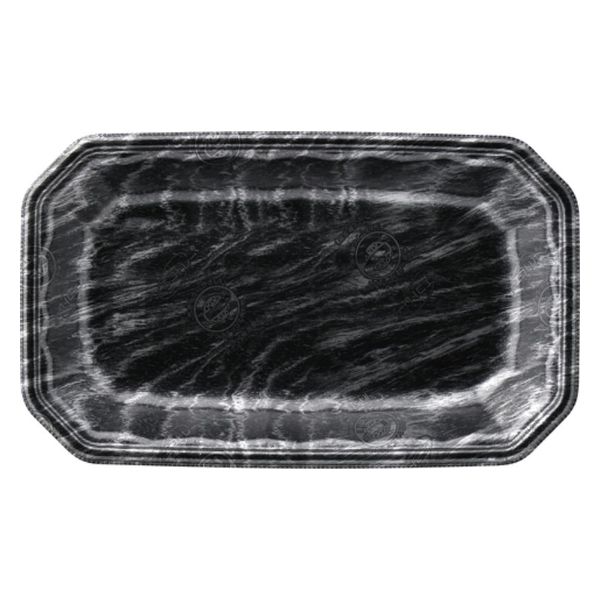 エフピコ 発泡トレー メガプレート25-15(30)平 エコ黒木銀 4C852515 1ケース(1000個(100個×10)（直送品）