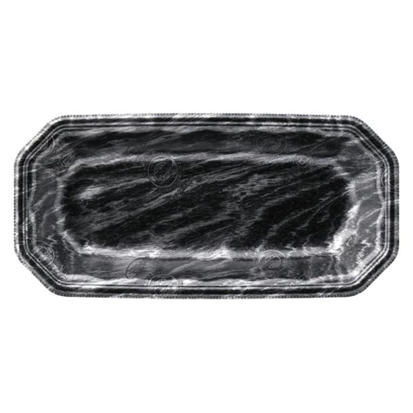 エフピコ 発泡トレー メガプレート25-12(30)平 エコ黒木銀 4C852512 1ケース(1200個(100個×12)（直送品）