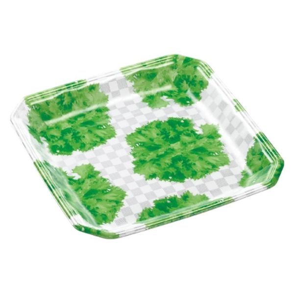 エフピコ 発泡トレー メガプレート24-24(30)平 リーフ角 4C892424 1ケース(600個(100個×6)（直送品）