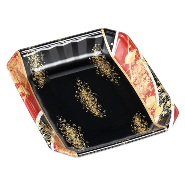 エフピコ 発泡トレー メガプレート20-24(30)平 流華赤 4C992041 1ケース(900個(100個×9)（直送品）