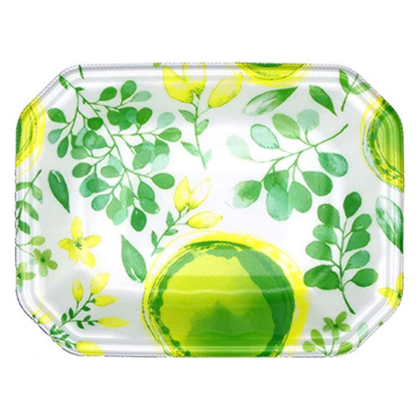 エフピコ 発泡トレー メガプレート20-15(30)平 ブーケ緑 4C992086 1ケース(1200個(100個×12)（直送品）