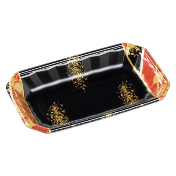 エフピコ 発泡トレー メガプレート25-15(30)平 流華赤 4C992551 1ケース(1000個(100個×10)（直送品）