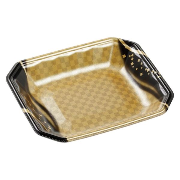 エフピコ 発泡トレー メガプレート20-17(30)平 波格子金 4C992925 1ケース(1200個(100個×12)（直送品）