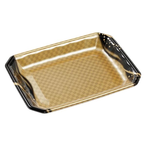 エフピコ 発泡トレー メガプレート28-21(30)平 波格子金 4C992995 1ケース(600個(100個×6)（直送品）