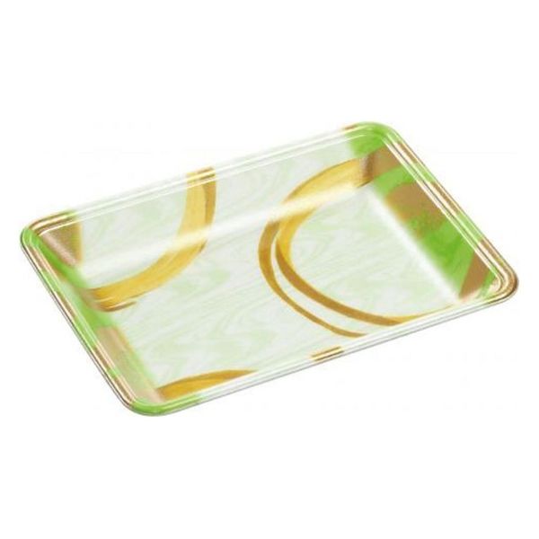 エフピコ 発泡トレー FLB-Y18-33 円熟緑 4F122189 1ケース(900個(100個×9)（直送品）