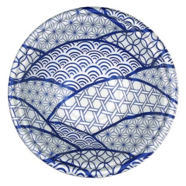 エフピコ 麺容器 MFPホット麺19(61)鉢 なみ紋青 4M002199 1ケース(600個(50個×12)（直送品）