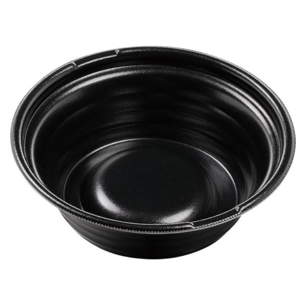 エフピコ 麺容器 MFPホット麺19(60)N 黒W 4M003191 1ケース(450個(50個×9)（直送品）