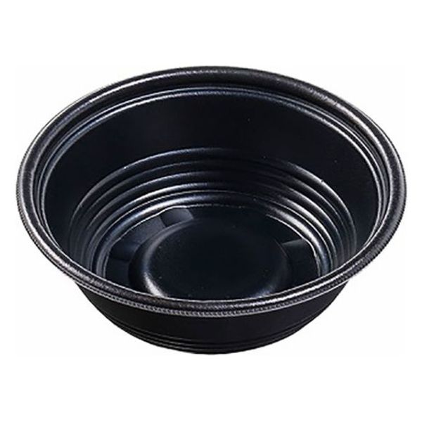 エフピコ 麺容器 MFPホット麺17(57)R 黒W 4M004171 1ケース(750個(50個×15)（直送品）