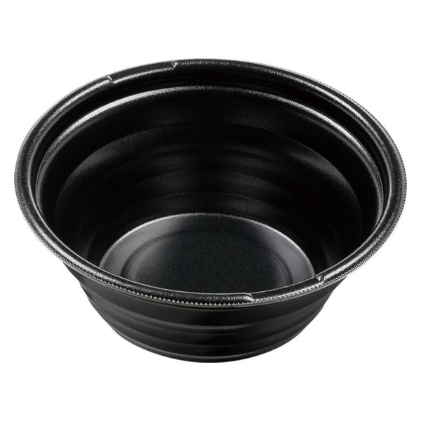 エフピコ 麺容器 MFPホット麺18(71)N 黒W 4M005181 1ケース(450個(50個×9)（直送品）