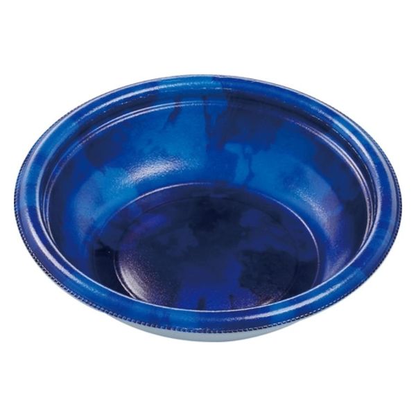 エフピコ 惣菜容器 MFPデリプレ丸16 本体 カフェブルー 4M016004 1ケース(800個(50個×16)（直送品）