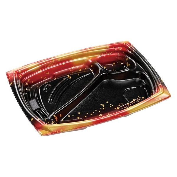 エフピコ 弁当容器 MFPエリッシュU24-18-1炎天赤 4M016488 1ケース(400個(50個×8)（直送品）