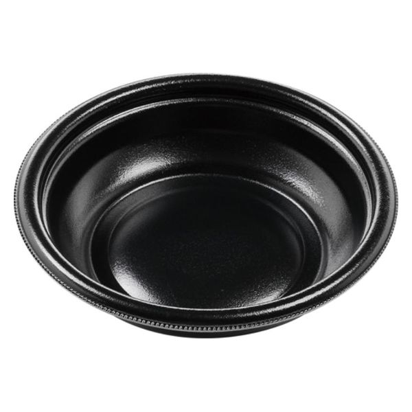 エフピコ 惣菜容器 MFPデリプレ丸17 本体 黒 4M01700A 1ケース(600個(50個×12)（直送品）