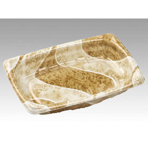 エフピコ 軽食容器 MFP角デリ21-13(37) 本体 香川茶W 4M021331 1ケース(750個(25個×30)（直送品）