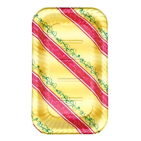 エフピコ オードブル容器 MFPティアラ角皿25-15 リッチ赤 4M022555 1ケース(1200個(50個×24)（直送品）