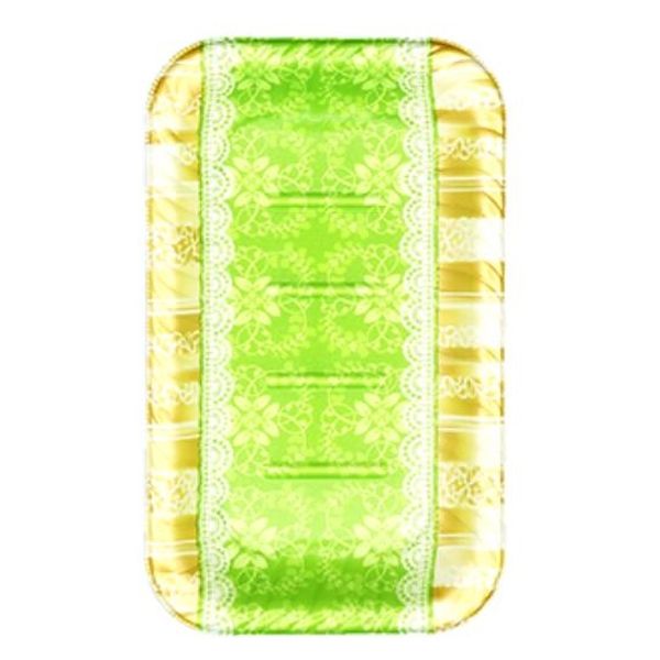 エフピコ オードブル容器 MFPティアラ角皿25-15本体リラD緑 4M022559 1ケース(1200個(50個×24)（直送品）