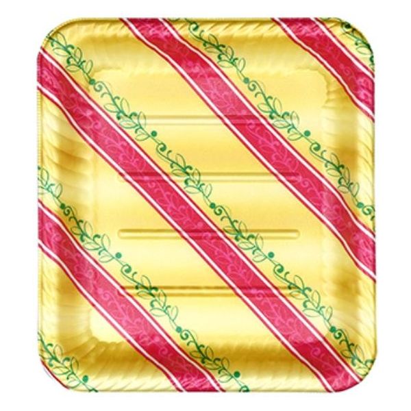 エフピコ オードブル容器 MFPティアラ角皿25-22 リッチ赤 4M025218 1ケース(600個(50個×12)（直送品）