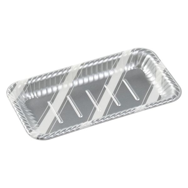 エフピコ オードブル容器 MFPティアラ角皿29-15 スラン銀 4M029157 1ケース(400個(50個×8)（直送品）