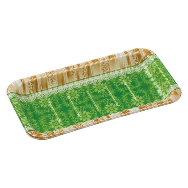 エフピコ オードブル容器 MFPティアラ角皿29-15本体リラD緑 4M029159 1ケース(400個(50個×8)（直送品）