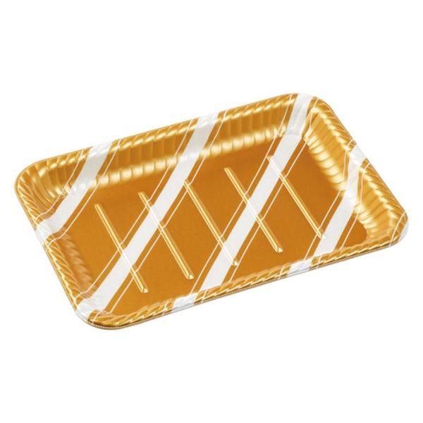 エフピコ オードブル容器 MFPティアラ角皿30-21 スラン金 4M030216 1ケース(400個(50個×8)（直送品）