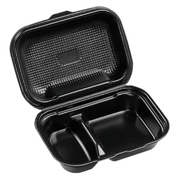 エフピコ 弁当容器 DLVボーノ23-16-1MFP 黒W 4M032403 1ケース(180個(30個×6)（直送品）