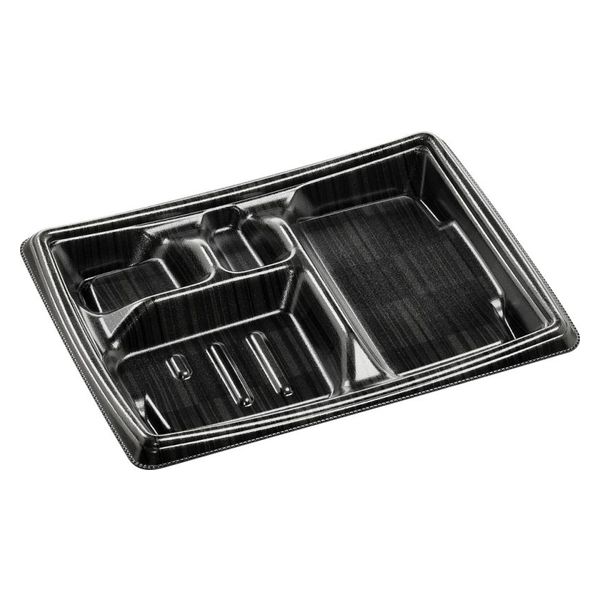 エフピコ 弁当容器 MFPかすが23-17-3 ロッド黒 4M10231C 1ケース(600個(50個×12)（直送品）