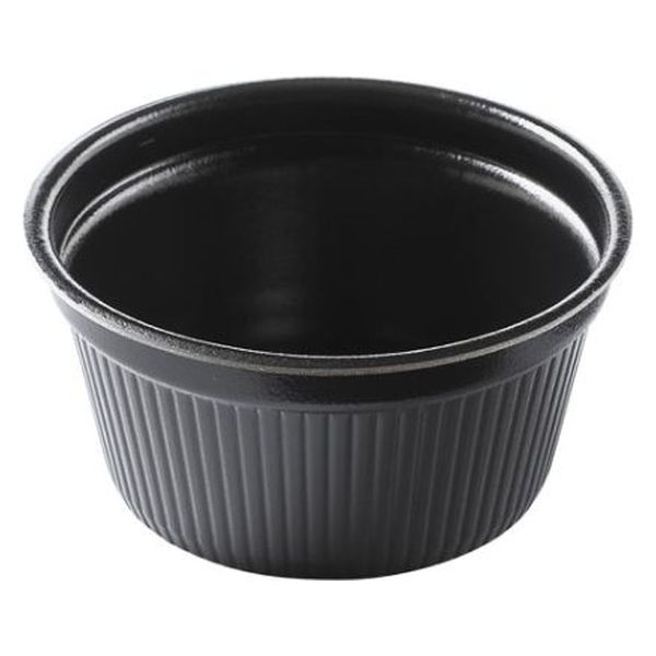 エフピコ どんぶり容器 MFPドリスカップ129-570 本体 黒W 4M29570A 1ケース(720個(30個×24)（直送品）