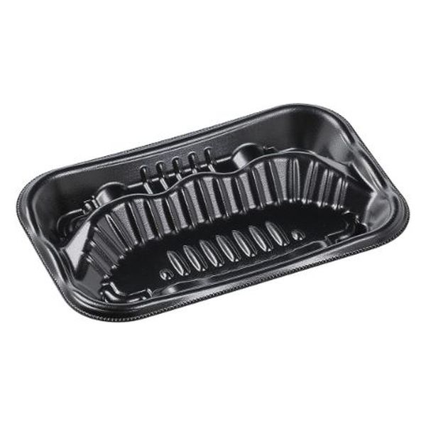 エフピコ 軽食容器 MFP-ホットキッチン2TK 黒 4M50022A 1ケース(1200個(50個×24)（直送品）