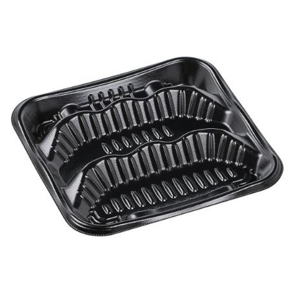 エフピコ 軽食容器 MFP-ホットキッチン5TK 黒 4M50052A 1ケース(600個(50個×12)（直送品）