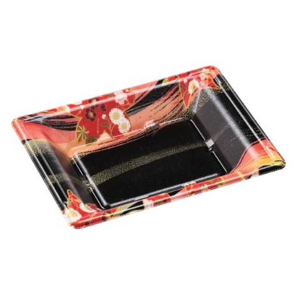 エフピコ どんぶり容器 MFP平舟丼19-15 本体 風花赤黒 4M619150 1ケース(1200個(50個×24)（直送品）