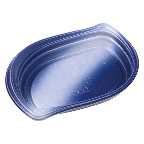 エフピコ 軽食容器 MFPデリーフ24-18(40) ルナ青 4M664185 1ケース(300個(25個×12)（直送品）