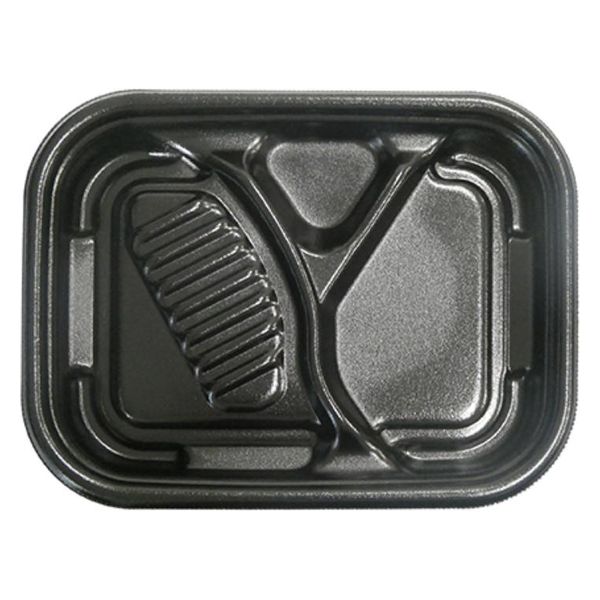 エフピコ 惣菜容器 MFPエルア23-18-1 黒 4M792380 1ケース(600個(50個×12)（直送品）