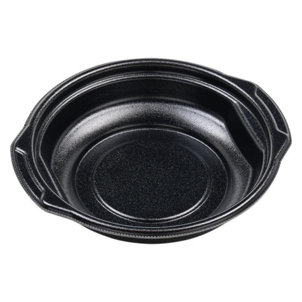 エフピコ 麺容器 MFPホット鍋18小-19(40) 黒W 4M76181A 1ケース(600個(50個×12)（直送品）