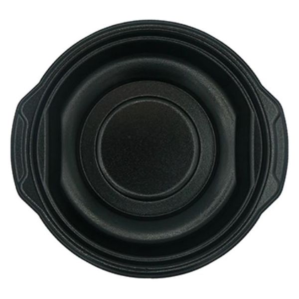 エフピコ 麺容器 MFPホット鍋17-18(40) 黒W 4M85171A 1ケース(750個(50個×15)（直送品）