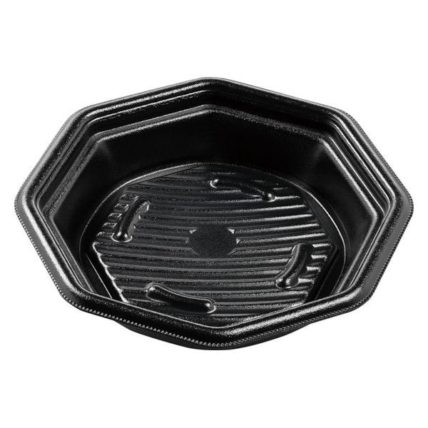 エフピコ 惣菜容器 MFPグラブ八角20-20(40) 黒 4M992020 1ケース(450個(50個×9)（直送品）