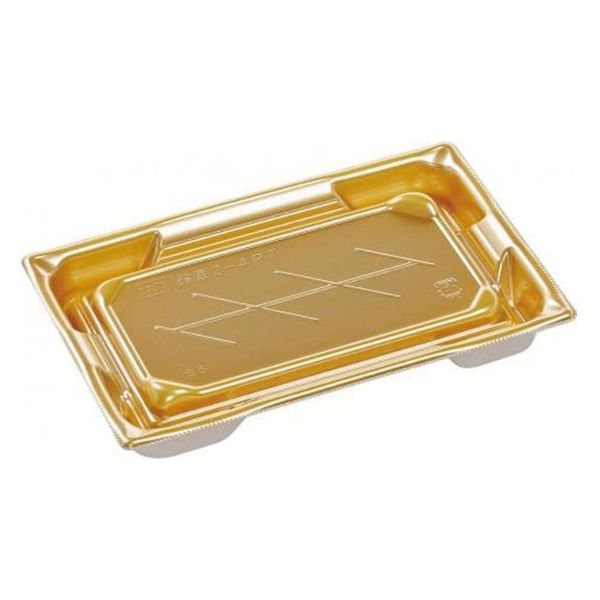 エフピコ 寿司容器 鈴音2-4PT 本体 金 52624208 1ケース(800個(50個×16)（直送品）