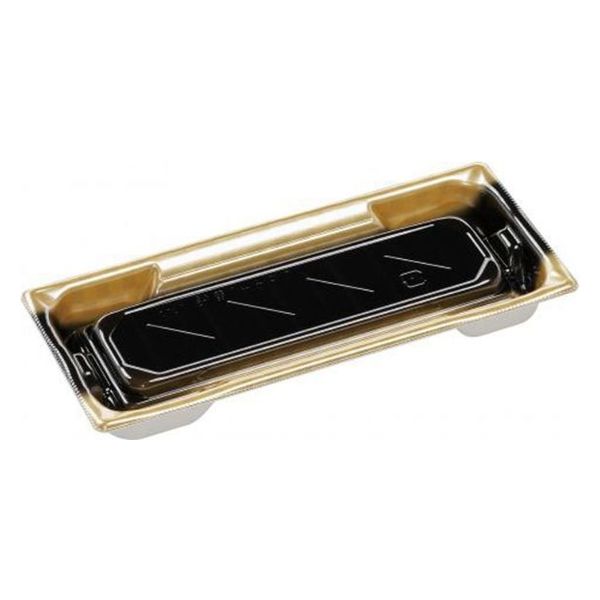エフピコ 寿司容器 鈴音1-5PT 本体 市松金 52625104 1ケース(900個(50個×18)（直送品）