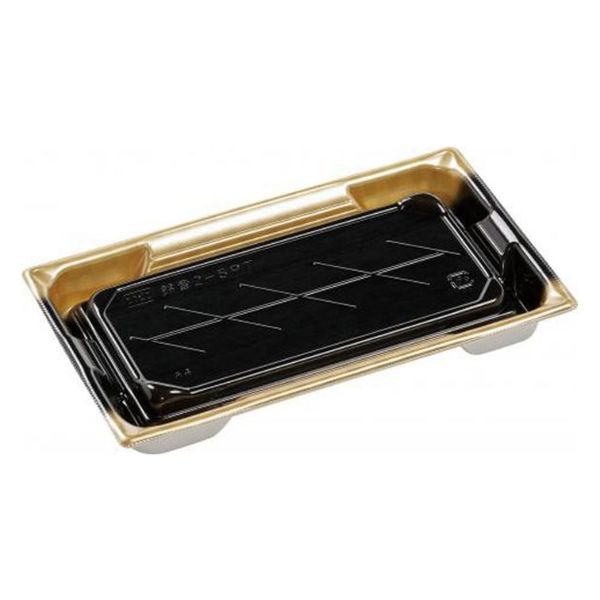 エフピコ 寿司容器 鈴音2-5PT 本体 市松金 52625204 1ケース(600個(50個×12)（直送品）