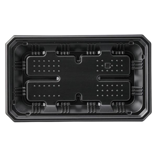 エフピコ 惣菜容器 FTレンジ角25-15(25) 黒 79050111 1ケース(400個(50個×8)（直送品）