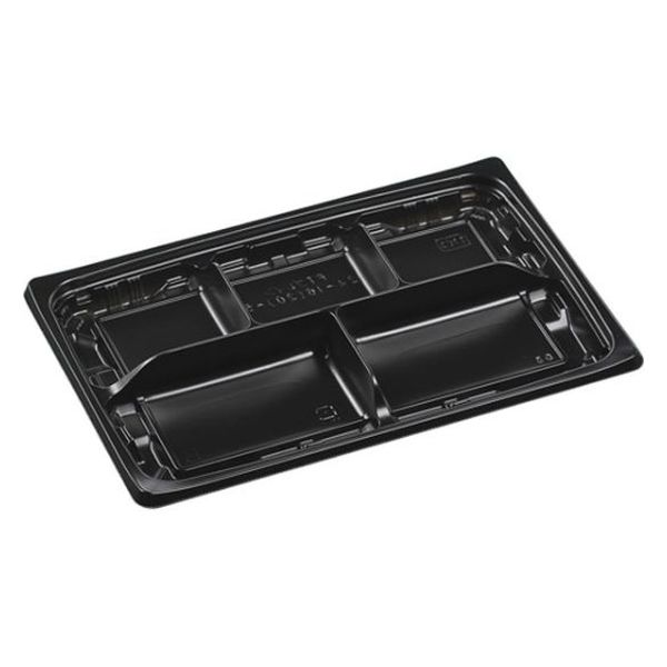エフピコ 軽食容器 FTプレイン24-16-5(20) 黒 79060131 1ケース(600個(50個×12)（直送品）