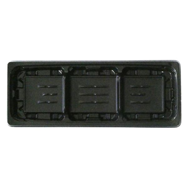 エフピコ 惣菜容器 FTプレイン28-11-3(20) 黒 79060171 1ケース(600個(50個×12)（直送品）