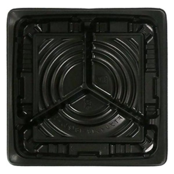エフピコ 惣菜容器 FTプレイン18-18-3(20) 黒 79060180 1ケース(800個(50個×16)（直送品）