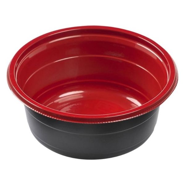 エフピコ MSD-丸100(40)MC 赤黒 7E153106 1ケース(1200個(50個×24)（直送品）