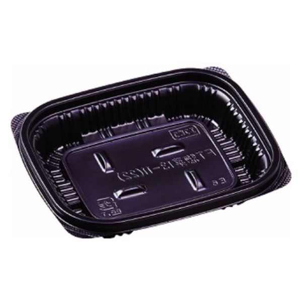 エフピコ 軽食容器 MSD惣菜13-11(22)黒 7E181312 1ケース(1800個(50個×36)（直送品）