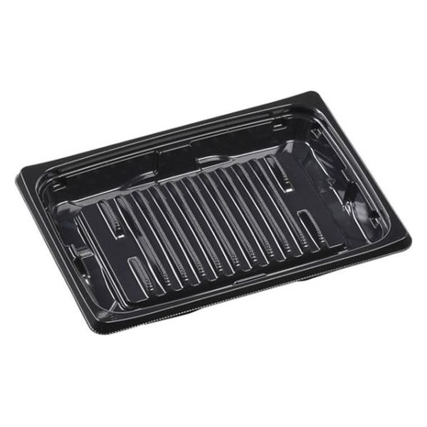 エフピコ 軽食容器 MSDプレイン18-13AG 本体 黒 7E251813 1ケース(900個(50個×18)（直送品）