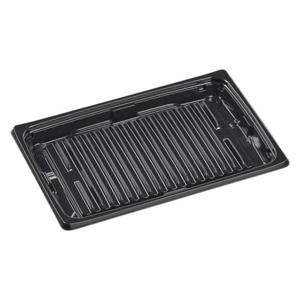 エフピコ 軽食容器 MSDプレイン24-16AG 本体 黒 7E252416 1ケース(600個(50個×12)（直送品）