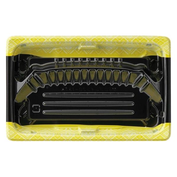 エフピコ 惣菜容器 MSDプレイン20-13TK 金紋黒 7E262110 1ケース(900個(50個×18)（直送品）