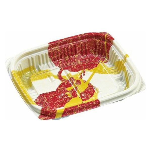 エフピコ 惣菜容器 MSD惣菜13-11(22) ふうみ赤 7E311314 1ケース(1800個(50個×36)（直送品）