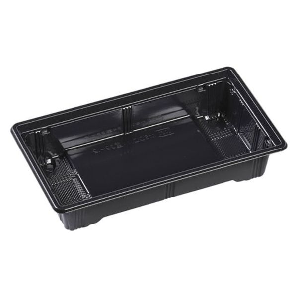 エフピコ ウッド容器 MSDこはく重22-12 本体 黒 7E342212 1ケース(900個(50個×18)（直送品）