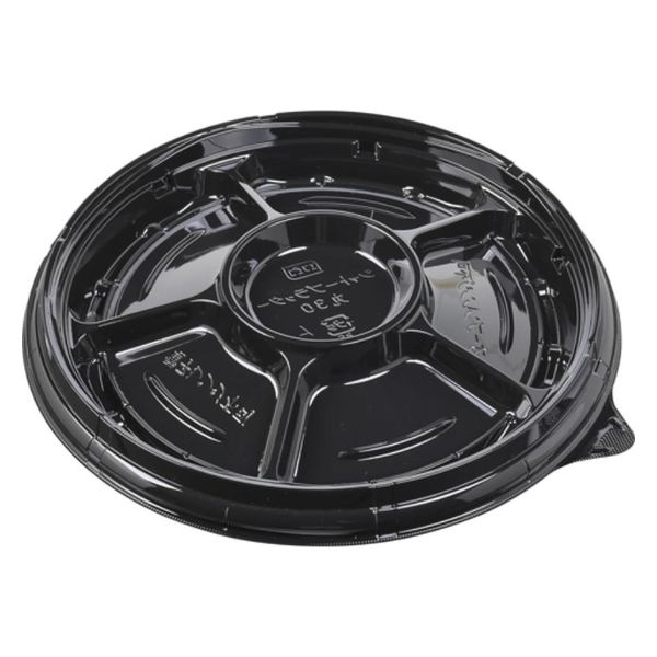 エフピコ オードブル容器 シャトープラッター丸30 本体 黒 7E380130 1ケース(200個(10個×20)（直送品）