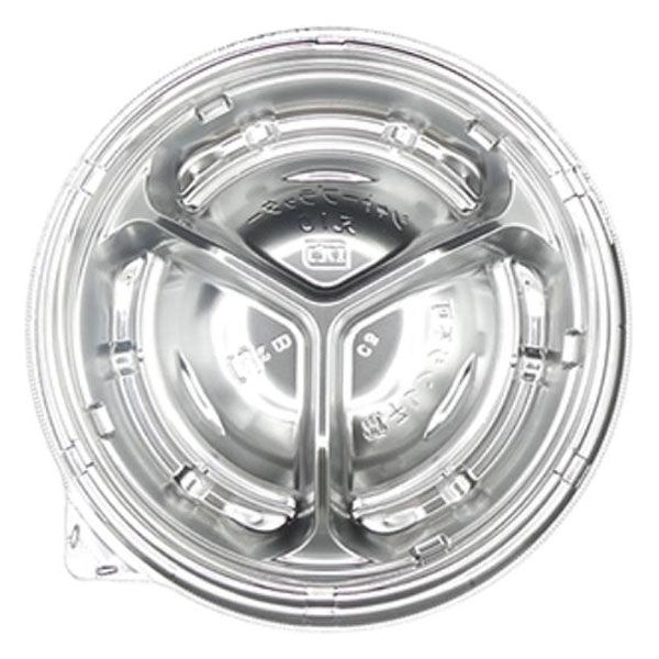 エフピコ オードブル容器 シャトープラッター丸10 本体 銀 7E380210 1ケース(400個(25個×16)（直送品）